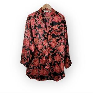 Vintage Victoria's Secret Gold Label Satin Sleep Shirt Medium